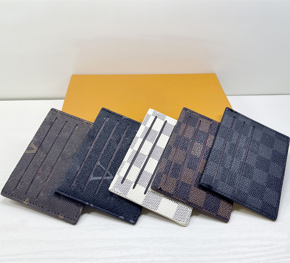 Designer Wallets Mens Fashion Purses Classic Luxury Leather Wallet Black Grid Print Purse Unisex Luxurys Card Holder High Quality, S2
Designer Wallets Mens Fashion Purses Classic Luxury Leather Wallet Black Grid Print Purse Unisex Luxurys Card Holder High Quality, S2