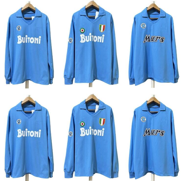Napoli 86 87 88 89 90 91 93 Retro Jerseys MARADONA Soccer Jersey 1986 1987 1988 1989 1990 1991 1993 Naples Football Shirts VINTAGE CLASSIC maillot de foot long sleeve
Napoli 86 87 88 89 90 91 93 Retro Jerseys MARADONA Soccer Jersey 1986 1987 1988 1989 1990 1991 1993 Naples Football Shirts VINTAGE CLASSIC maillot de foot long sleeve