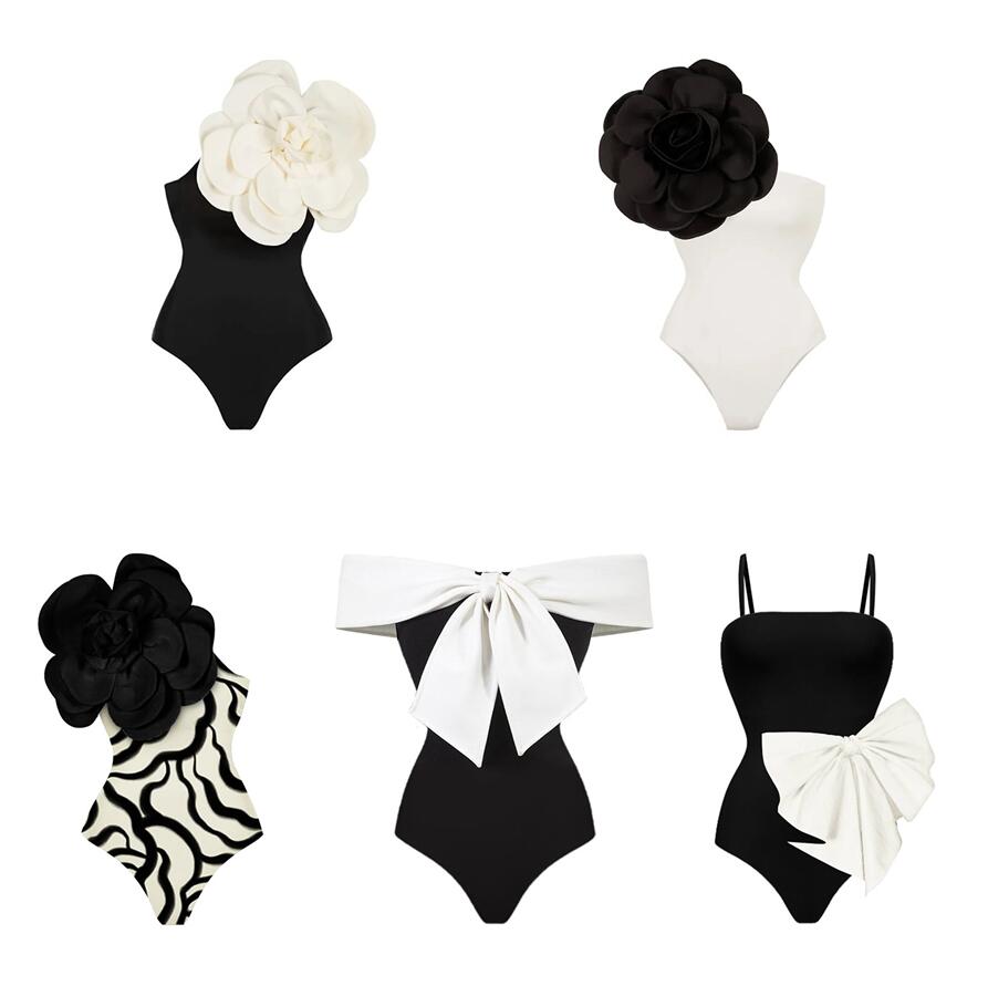 Classical Women Swimwear Flower One Piece Swimwear Fashion Bra Beach Party Sexy Black White Woman Bathing Suit Swim Wear HT2435, As the picture
Classical Women Swimwear Flower One Piece Swimwear Fashion Bra Beach Party Sexy Black White Woman Bathing Suit Swim Wear HT2435, As the picture