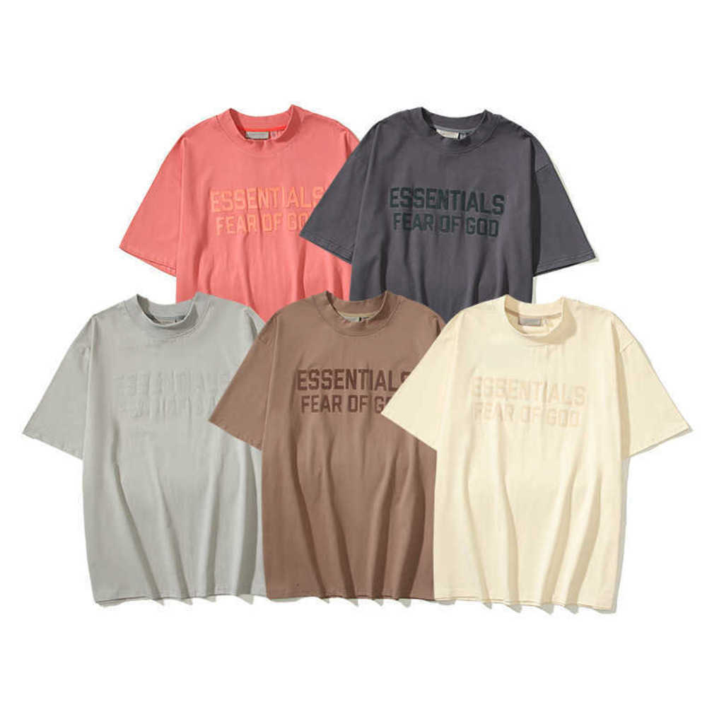 ESS Tees T-Shirts fashion clothing FOG ESSEN Double-thread flocked high-street loose round neck FEARs OF GOD short-sleeved T-shirt mens Luxury Designer womens 2023, Eggshell apricot
ESS Tees T-Shirts fashion clothing FOG ESSEN Double-thread flocked high-street loose round neck FEARs OF GOD short-sleeved T-shirt mens Luxury Designer womens 2023, Eggshell apricot
