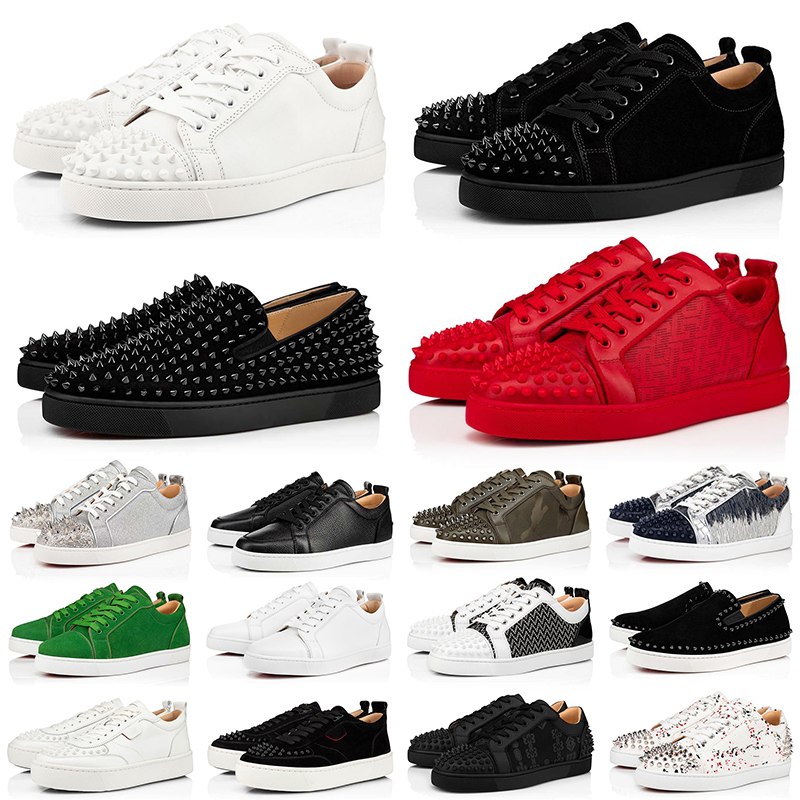 Top Quality Designer Red Bottom Shoes Low Cut Platform Sneakers Mens Women Luxurys Vintage Leather Red Bottoms Rivets Studed Low Loafers Spikes Shoe Casual Trainers, N37
Top Quality Designer Red Bottom Shoes Low Cut Platform Sneakers Mens Women Luxurys Vintage Leather Red Bottoms Rivets Studed Low Loafers Spikes Shoe Casual Trainers, N37