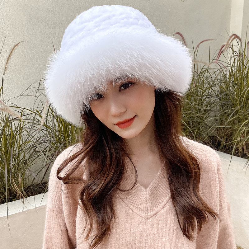 Womens Elegant Winter Warm Real Rabbit Fur Hat Knitted Beanie earmuffs W Real Fox Fur Brim Cap, Burgundy
Womens Elegant Winter Warm Real Rabbit Fur Hat Knitted Beanie earmuffs W Real Fox Fur Brim Cap, Burgundy