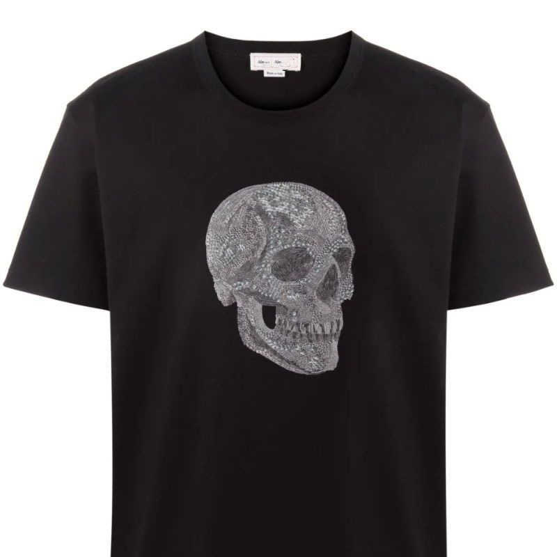 Mens t shirts Letter Print T Shirts luxury Fashion Designer Summer High Quality Top Alexanders Mcqueen White and black human skeleton Short Sleeve bh14
Mens t shirts Letter Print T Shirts luxury Fashion Designer Summer High Quality Top Alexanders Mcqueen White and black human skeleton Short Sleeve bh14