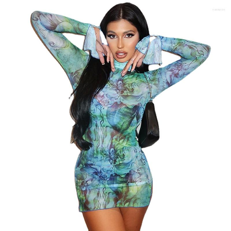 Casual Dresses Intimate Emporium Mesh Print Crew-neck Flared Sleeve Side Open Bag Buttock Dress Women Maxi For Streetwear, Khaki
Casual Dresses Intimate Emporium Mesh Print Crew-neck Flared Sleeve Side Open Bag Buttock Dress Women Maxi For Streetwear, Khaki