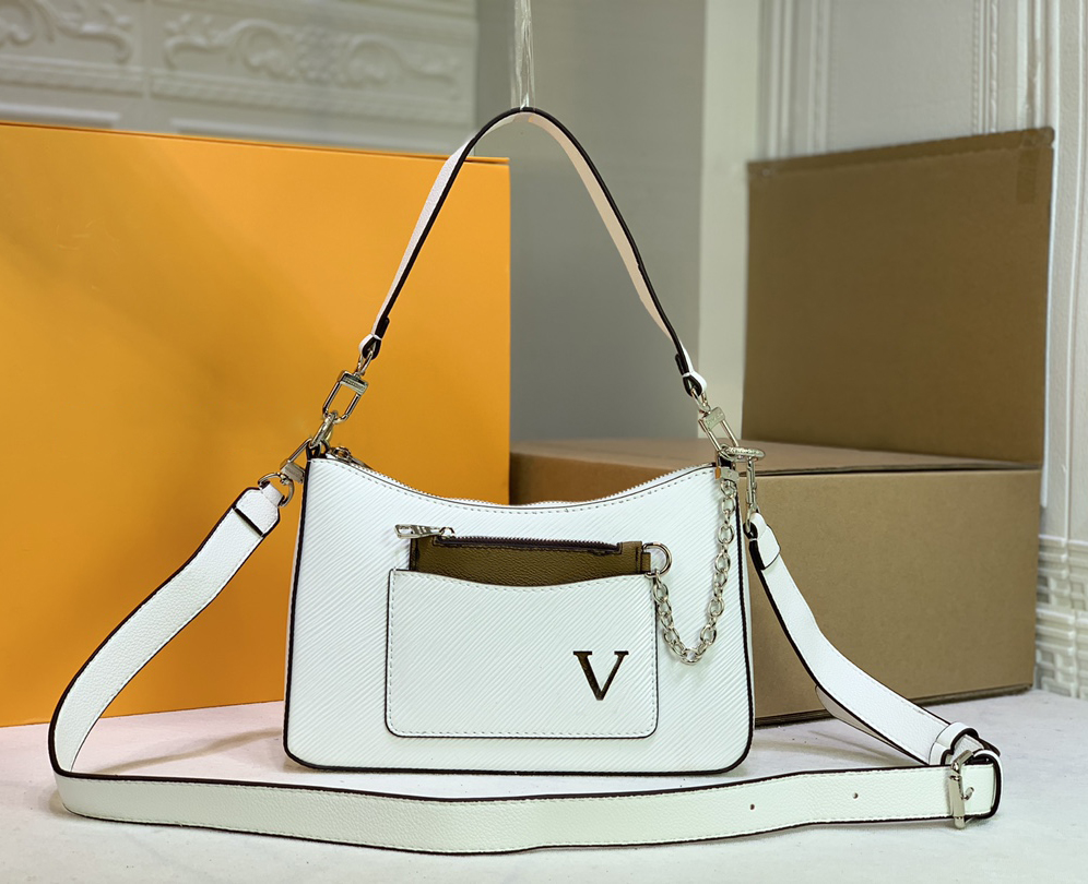 Designer womens shoulder bags luxury mini handbags Marelle underarm pouch flower letter crossbody bag top-quality Epi leather ladies fashion makeup purses