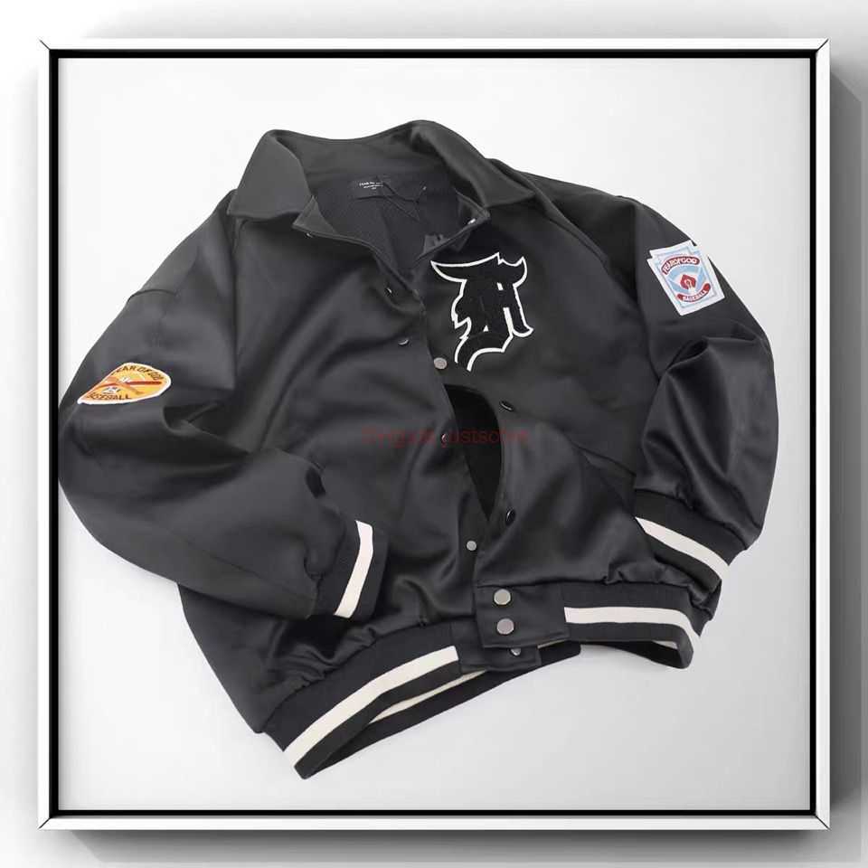 ESS Designer Clothing Fashion Casual Coats Fears Of God FOG Essen Season 5 Badge Embroidered Polo Neck Baseball Jacket windbreaker sports Denim Outerwear Wintercoa
ESS Designer Clothing Fashion Casual Coats Fears Of God FOG Essen Season 5 Badge Embroidered Polo Neck Baseball Jacket windbreaker sports Denim Outerwear Wintercoa