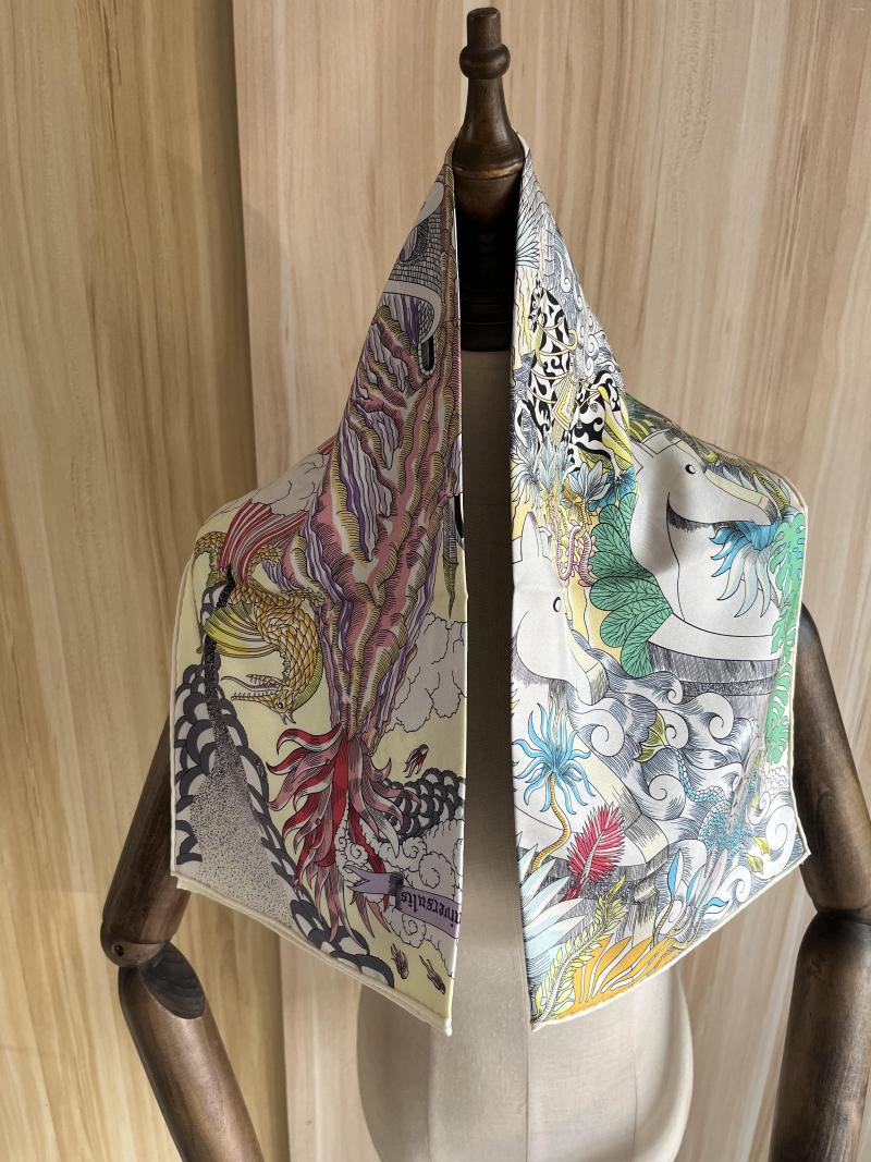 Scarves 2023 Arrival Fashion White Double Print Silk Scarf 90 Cm Square Shawl Twill Wrap For Women Lady Hijab
Scarves 2023 Arrival Fashion White Double Print Silk Scarf 90 Cm Square Shawl Twill Wrap For Women Lady Hijab