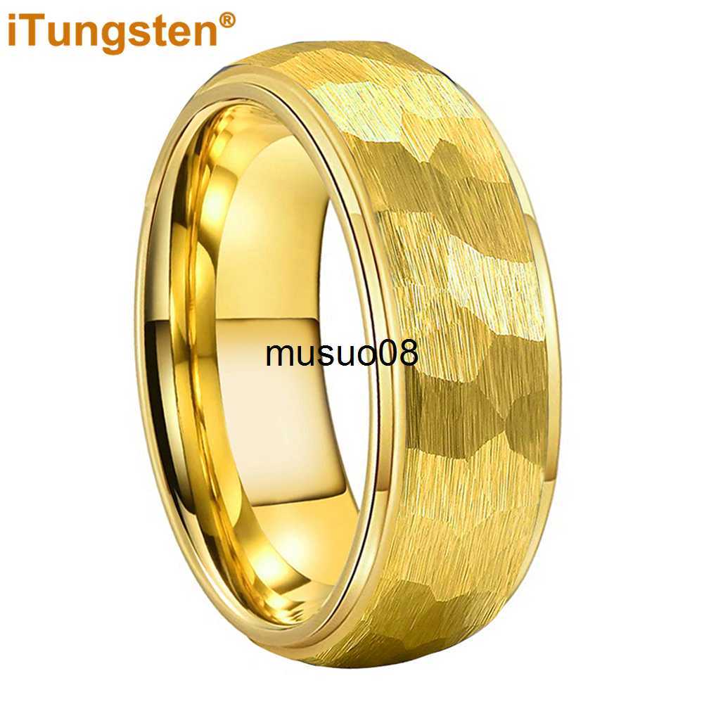Band Rings iTungsten 6mm 8mm Tungsten Hammer Ring Men Women Engagement Wedding Band Trendy Jewelry Domed Stepped Edges Comfort Fit J230602
Band Rings iTungsten 6mm 8mm Tungsten Hammer Ring Men Women Engagement Wedding Band Trendy Jewelry Domed Stepped Edges Comfort Fit J230602