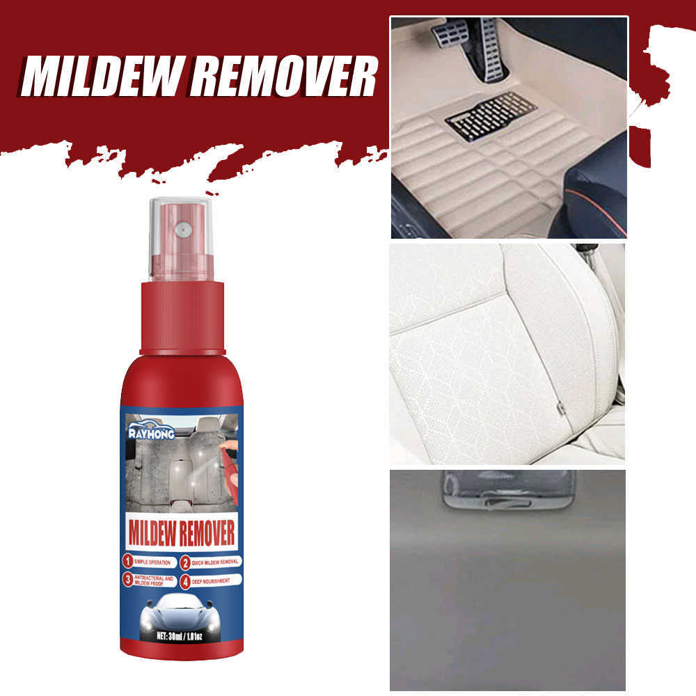 New 30ml Stains Remover Car Mildew Remover Multi-Functional Interior Cleaner Spray for Leather Fabric Car Seat Care Leather Repair