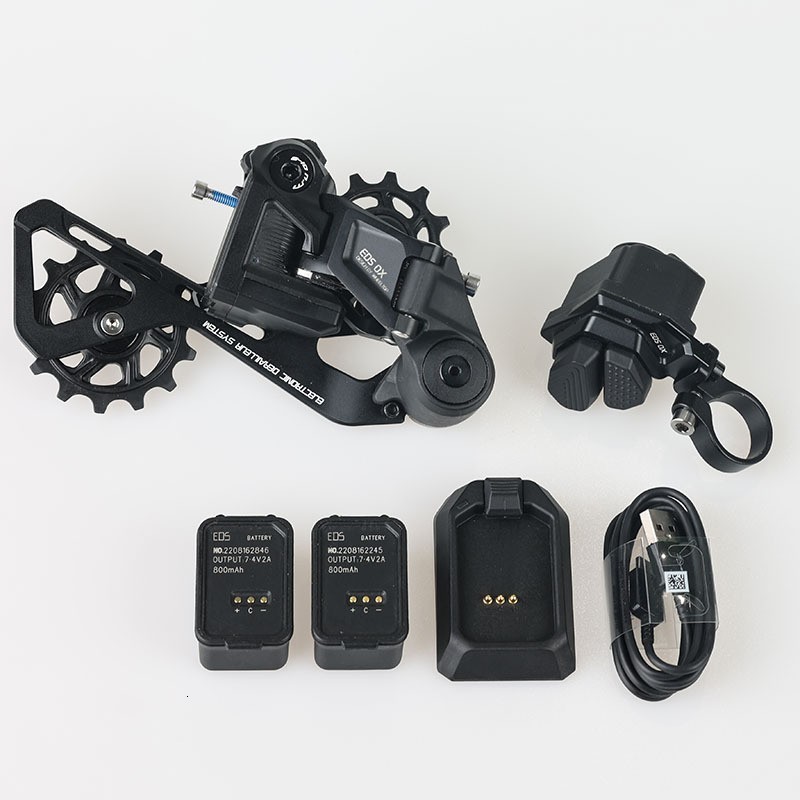 Bike Derailleurs Lunfeng EDS OX Wireless Electronic Transmission Mountain 11 Speed 12 Finger Rear Dial Set Special Battery 230601