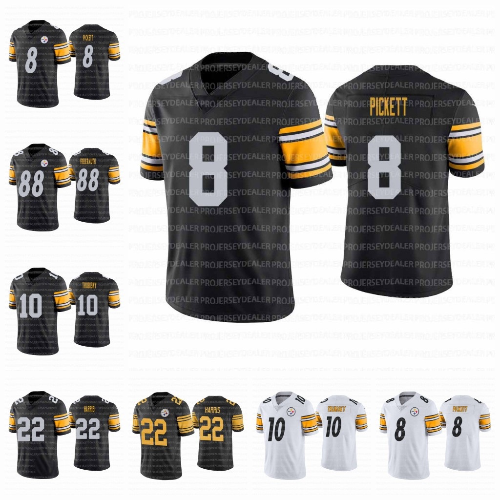 8 Kenny Pickett Football Jerseys Custom Mitchell Trubisky Pittsburgh''Steelers''22 Najee Harris 90 T.J. Watt 43 Troy Polamalu 55 Devin Bush Custom Stitched Jersey, Youth s-xl
8 Kenny Pickett Football Jerseys Custom Mitchell Trubisky Pittsburgh''Steelers''22 Najee Harris 90 T.J. Watt 43 Troy Polamalu 55 Devin Bush Custom Stitched Jersey, Youth s-xl