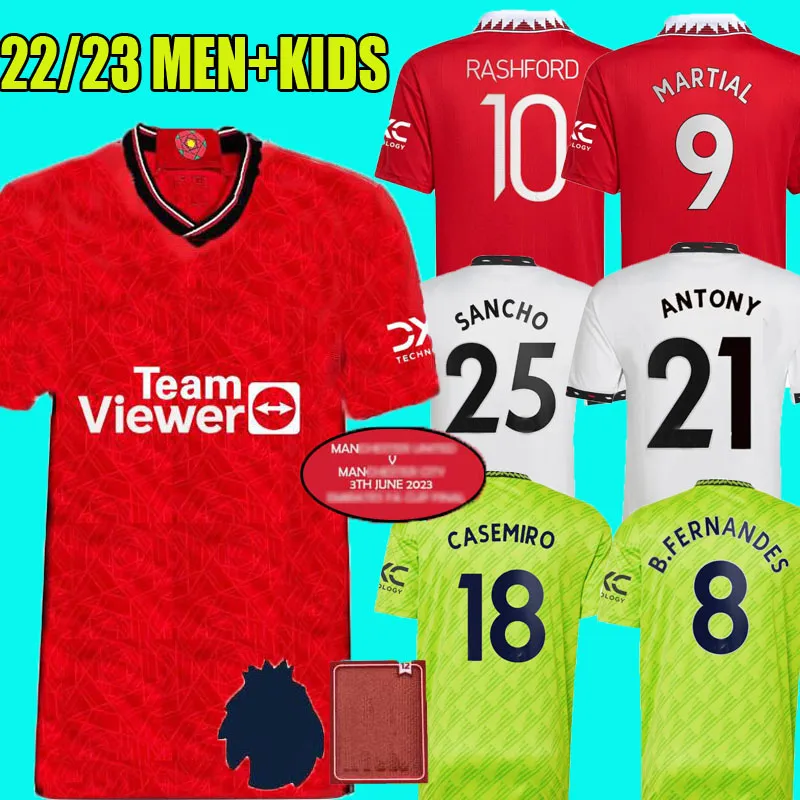 22 23 24 SANCHO Soccer Jerseys Final B. FERNANDES RASHFORD MANS UTDs Football Shirt 2023 Men Kids Kit FA ERIKSEN CUP CASEMIRO MANCHESTERS Lancashire Rose Fans Player, Away epl
22 23 24 SANCHO Soccer Jerseys Final B. FERNANDES RASHFORD MANS UTDs Football Shirt 2023 Men Kids Kit FA ERIKSEN CUP CASEMIRO MANCHESTERS Lancashire Rose Fans Player, Away epl