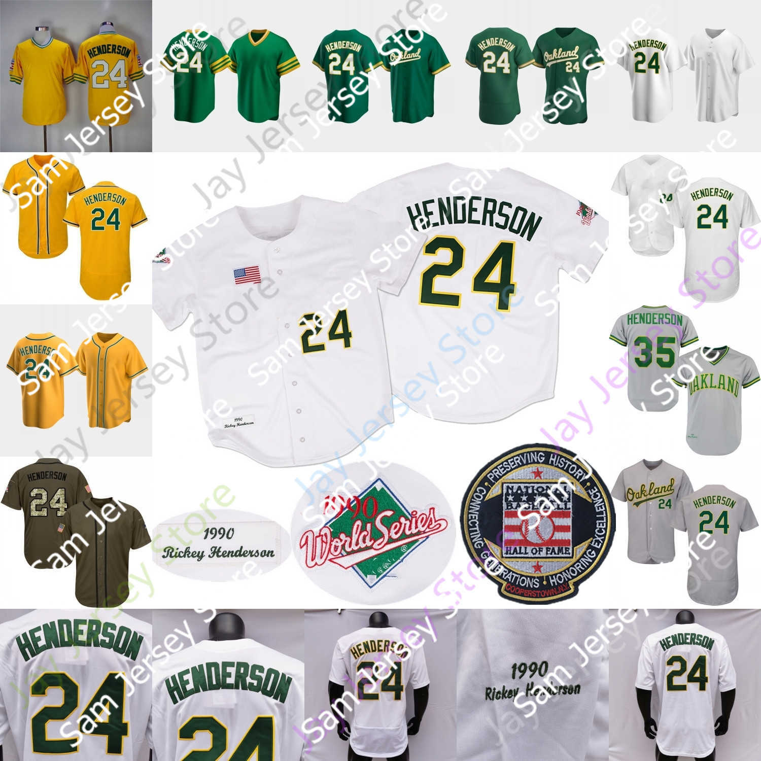 Baseball Jerseys Rickey Henderson Jersey 35 Grey 1982 White 1990 Coopers-town Green Pullover Yellow Player Fans Black Hall Of Fame Patch Size S-3XL, Green player
Baseball Jerseys Rickey Henderson Jersey 35 Grey 1982 White 1990 Coopers-town Green Pullover Yellow Player Fans Black Hall Of Fame Patch Size S-3XL, Green player