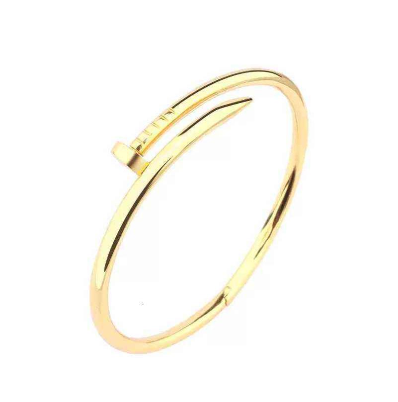 letter bangle bracelet fashion designer Bracelet nail diamond rose gold belcher bangles charm mens bracelets for woman wedding ann4544704