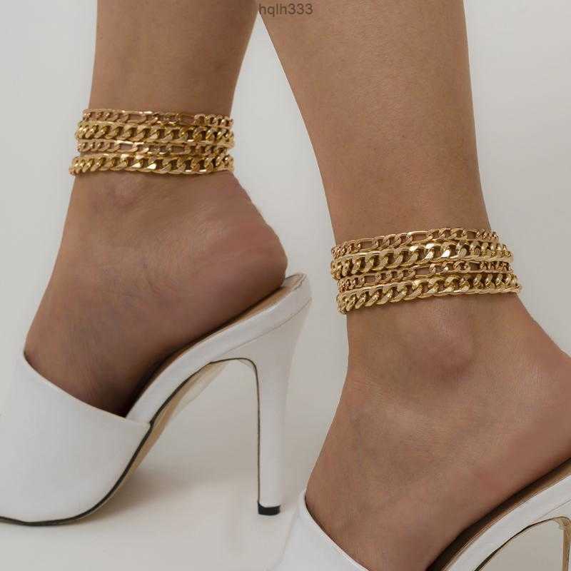 Anklets 4pcs/set Vintage Boho Cuban Chunky Chain for Women Bijoux Femme Punk Thick Link Ankle Bracelet Girl Beach Accessoriesi6me
Anklets 4pcs/set Vintage Boho Cuban Chunky Chain for Women Bijoux Femme Punk Thick Link Ankle Bracelet Girl Beach Accessoriesi6me