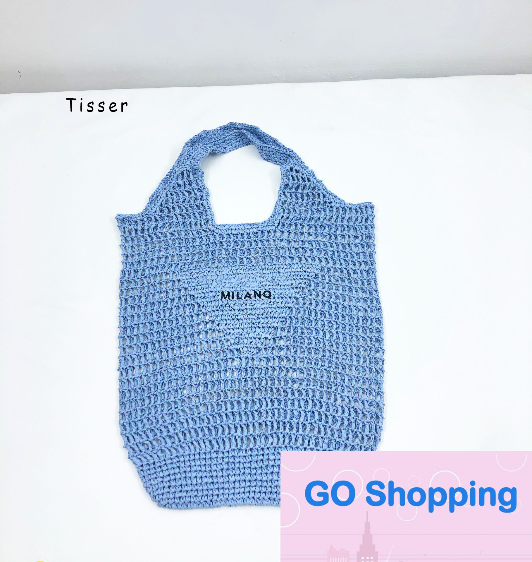New Summer Woven Bag Fashion Crochet Handbag Large Capacity Photo Vacation Shopping Bags Straw Bags, 40*64(containing handle)
New Summer Woven Bag Fashion Crochet Handbag Large Capacity Photo Vacation Shopping Bags Straw Bags, 40*64(containing handle)