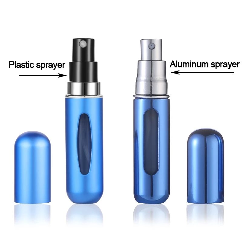 5ml Portable Mini Refillable Perfume Bottle With Spray Scent Pump Empty Cosmetic Containers Atomizer Bottle For Travel Tools