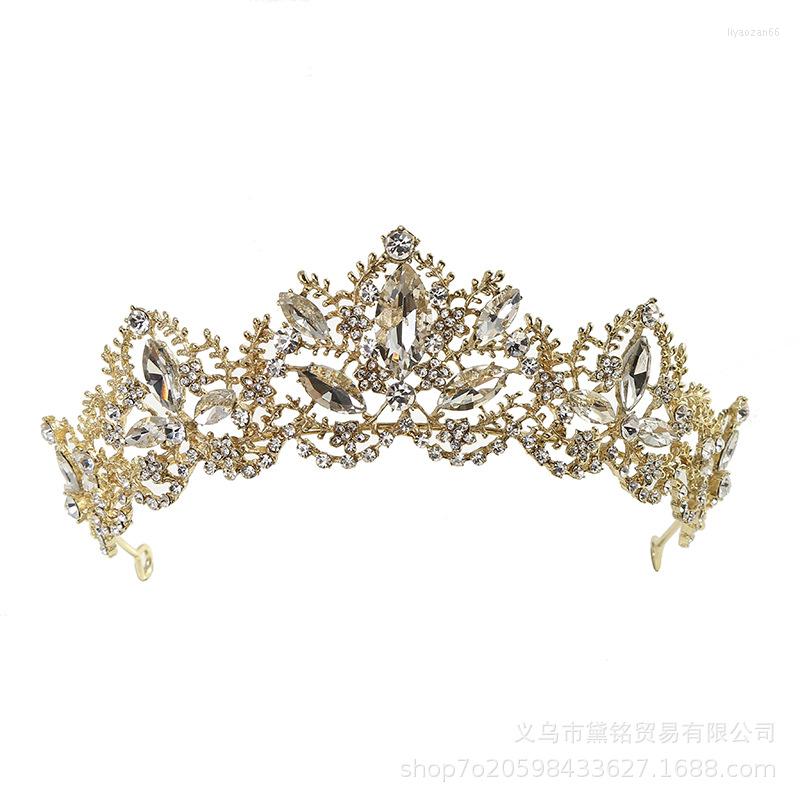 Headpieces Fashion Baroque Luxury Crystal Bridal Crown For Women Tiaras Rhinestone Headband Headpiece Bride Wedding Hair Accessories
Headpieces Fashion Baroque Luxury Crystal Bridal Crown For Women Tiaras Rhinestone Headband Headpiece Bride Wedding Hair Accessories