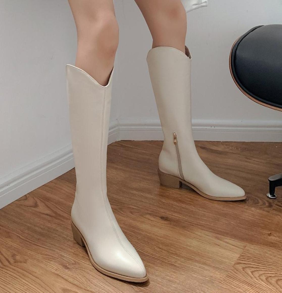 Boots Knight Knee High For Women Wide Calf Shoes Winter Warm Fleece Pointed Toe Middle Heels Chunky Cowgirl Western8030842, Beige
Boots Knight Knee High For Women Wide Calf Shoes Winter Warm Fleece Pointed Toe Middle Heels Chunky Cowgirl Western8030842, Beige