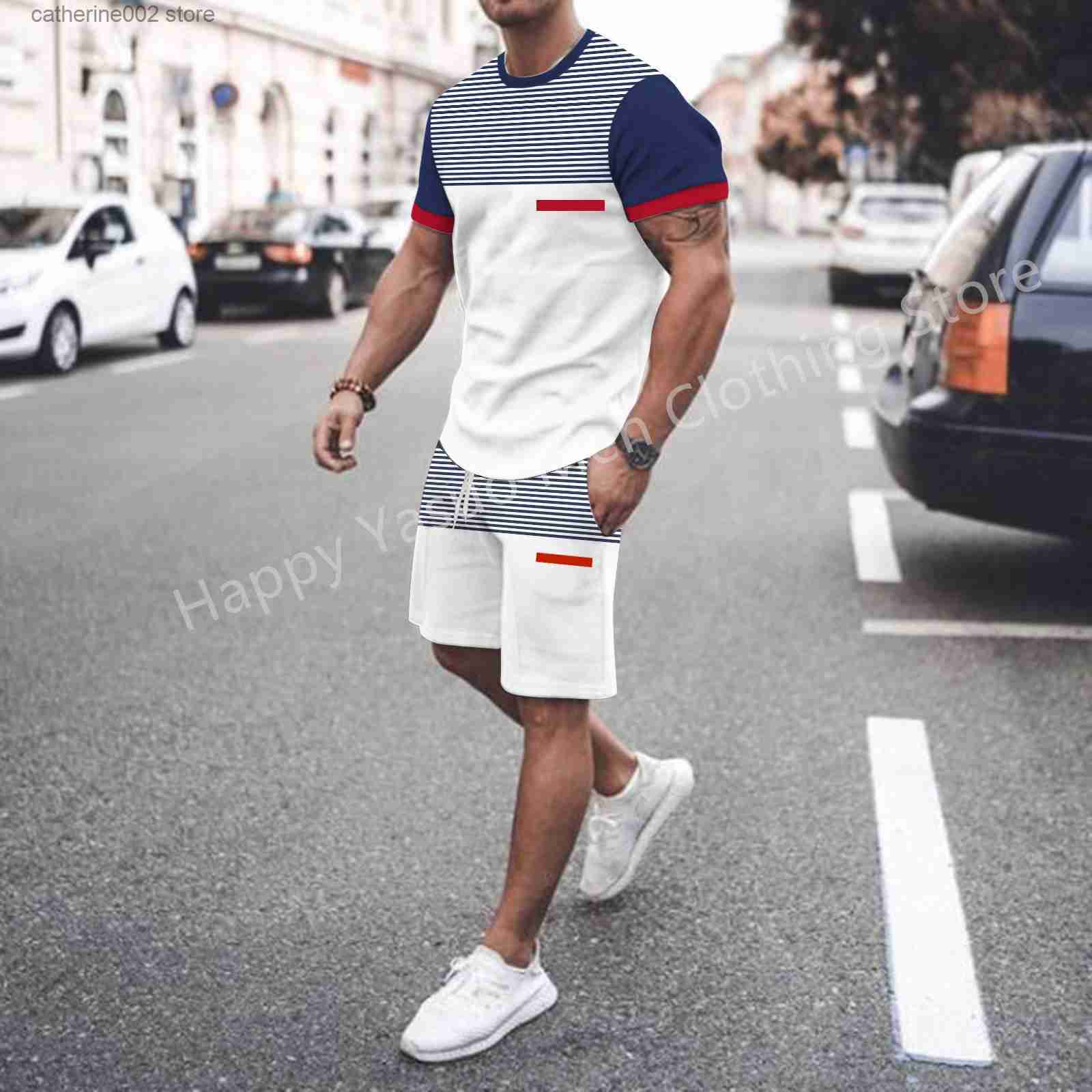 Men's Tracksuits 2022 Summer Men's Sport Suit 3D Pattern Men's Clothing 2 Piece Outfit of Sportswear Short Sleeve Streetwear Fashion T-shirt Set T230602, Men set 1
Men's Tracksuits 2022 Summer Men's Sport Suit 3D Pattern Men's Clothing 2 Piece Outfit of Sportswear Short Sleeve Streetwear Fashion T-shirt Set T230602, Men set 1
