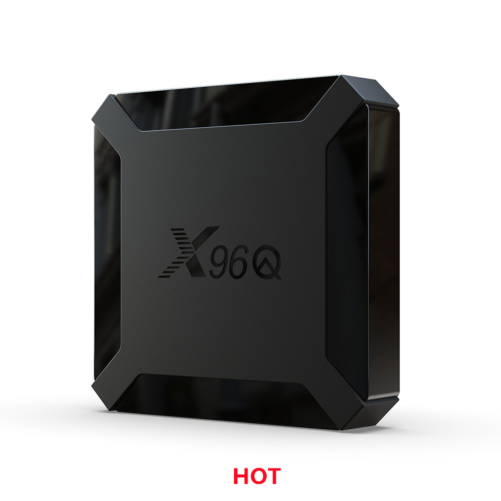 X96Q Android 10.0 X96 Q Smart TV BOX Allwinner H313 Quad Core 2GB 16GB 2.4GHz WiFi media Mini Set-Top Box
