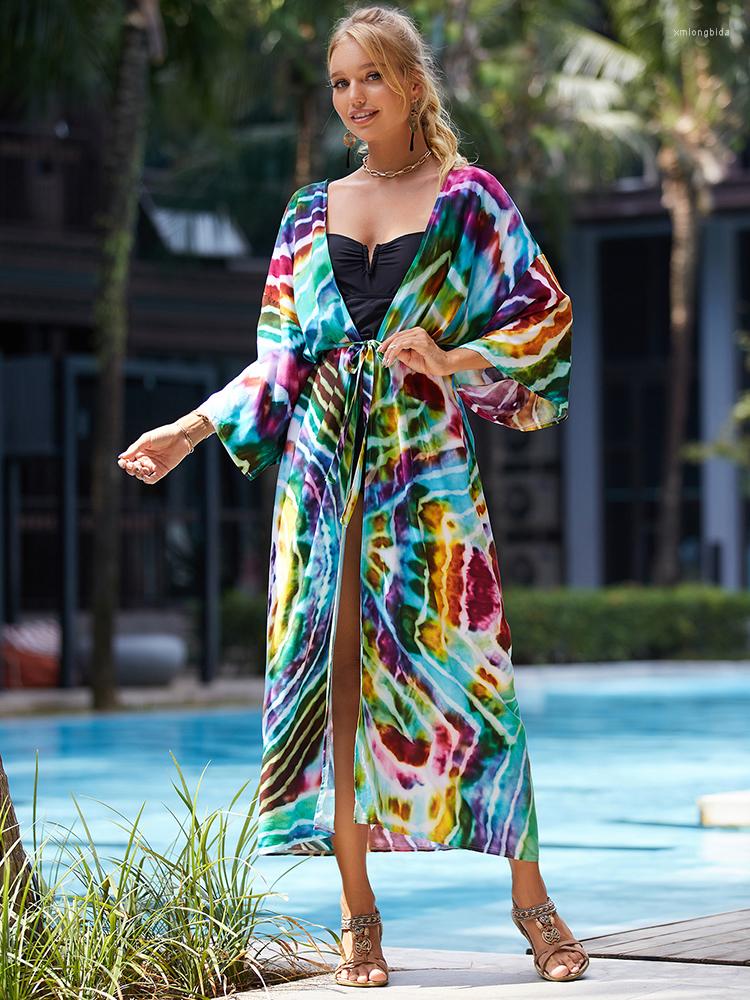Women's Swimwear Kimono Cardigans For Women Rayon Bathig Suit Cover Up Tunic Beach Sarong Belt Bohemian Kaftan Dress Prareos Robe, Color-3
Women's Swimwear Kimono Cardigans For Women Rayon Bathig Suit Cover Up Tunic Beach Sarong Belt Bohemian Kaftan Dress Prareos Robe, Color-3