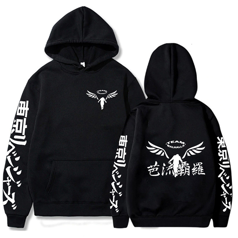 Men's Hoodies Sweatshirts Gambar Valhalla Tokyo Revengers Anime Cosplay Pullover Casual Graphic Printed Hoodie Cozy Tops 230602