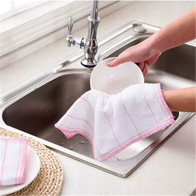 5Pcs Kitchen Towels Cotton Dishcloth Super Absorbent Non-stick Oil Reusable Cleaning Cloth Kitchen Daily Dish Towels
5Pcs Kitchen Towels Cotton Dishcloth Super Absorbent Non-stick Oil Reusable Cleaning Cloth Kitchen Daily Dish Towels