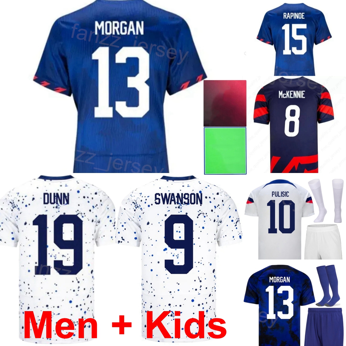 National Team Man Youth Soccer 10 Christian Pulisic Jerseys 13 Alex Morgan 15 Megan Rapinoe 9 Ricardo Pepi 11 Brenden Aaronson 9 Jesus Ferreira Football Shirt Kits, Kids
National Team Man Youth Soccer 10 Christian Pulisic Jerseys 13 Alex Morgan 15 Megan Rapinoe 9 Ricardo Pepi 11 Brenden Aaronson 9 Jesus Ferreira Football Shirt Kits, Kids