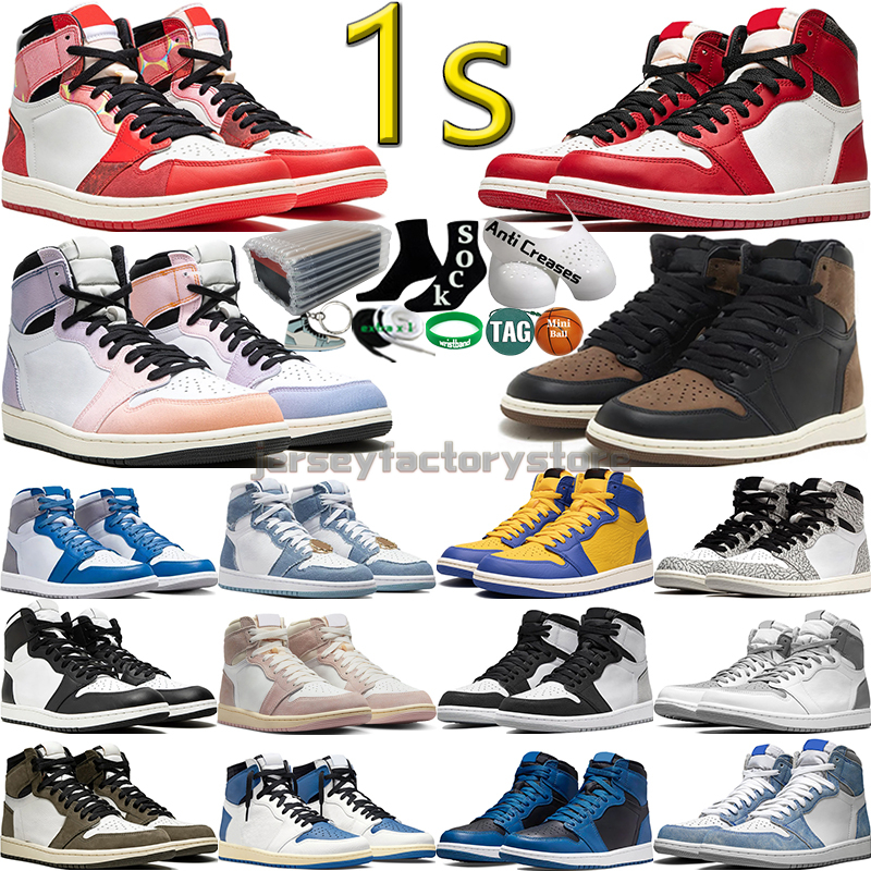 High 1 1s Men Basketball Shoes Women Spider-Verse Next Chapter Palomino Chicago Lost and Found Skyline University Blue UNC Denim Mens Womens Trainers Sports Sneakers, Color-4
High 1 1s Men Basketball Shoes Women Spider-Verse Next Chapter Palomino Chicago Lost and Found Skyline University Blue UNC Denim Mens Womens Trainers Sports Sneakers, Color-4