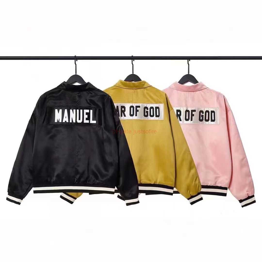 ESS Designer Clothing Fashion Casual Coats Fears Of God FOG Essen Season 5 Badge Flight Coach Jacket Baseball Jerseyweight Enough windbreaker sports Denim Outerwea
ESS Designer Clothing Fashion Casual Coats Fears Of God FOG Essen Season 5 Badge Flight Coach Jacket Baseball Jerseyweight Enough windbreaker sports Denim Outerwea