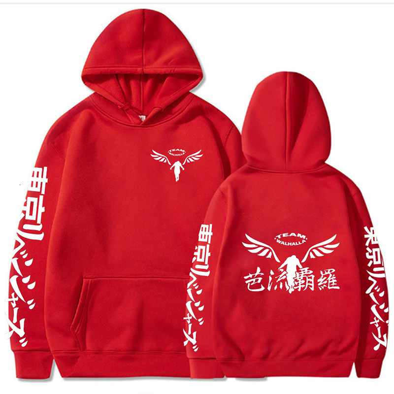 Men's Hoodies Sweatshirts Gambar Valhalla Tokyo Revengers Anime Cosplay Pullover Casual Graphic Printed Hoodie Cozy Tops 230602