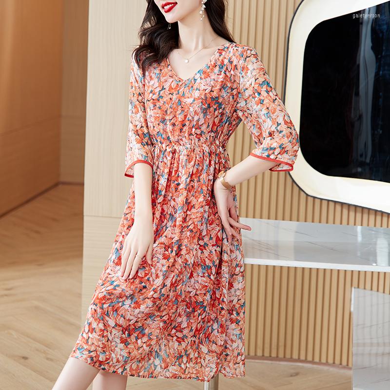 Casual Dresses 2023 Summer Foral Chic Short Sleeve Midi Dress Women Elegant Silm Party Vestido Korean Fasion Luxury Night, Picture shown
Casual Dresses 2023 Summer Foral Chic Short Sleeve Midi Dress Women Elegant Silm Party Vestido Korean Fasion Luxury Night, Picture shown