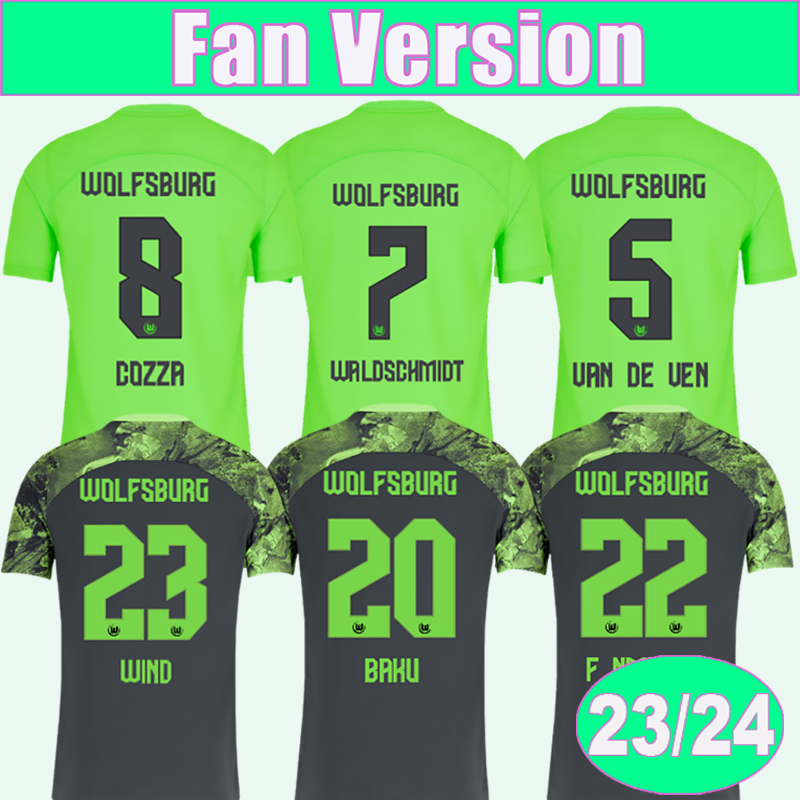 2023 24 Wolfsburg BAKU Mens Soccer Jerseys COZZA L.NMECHA ARNOLD WIND Home Away Football Shirt Short Adult Sleeves Uniforms, Qm13784 23 24 home no patch
2023 24 Wolfsburg BAKU Mens Soccer Jerseys COZZA L.NMECHA ARNOLD WIND Home Away Football Shirt Short Adult Sleeves Uniforms, Qm13784 23 24 home no patch