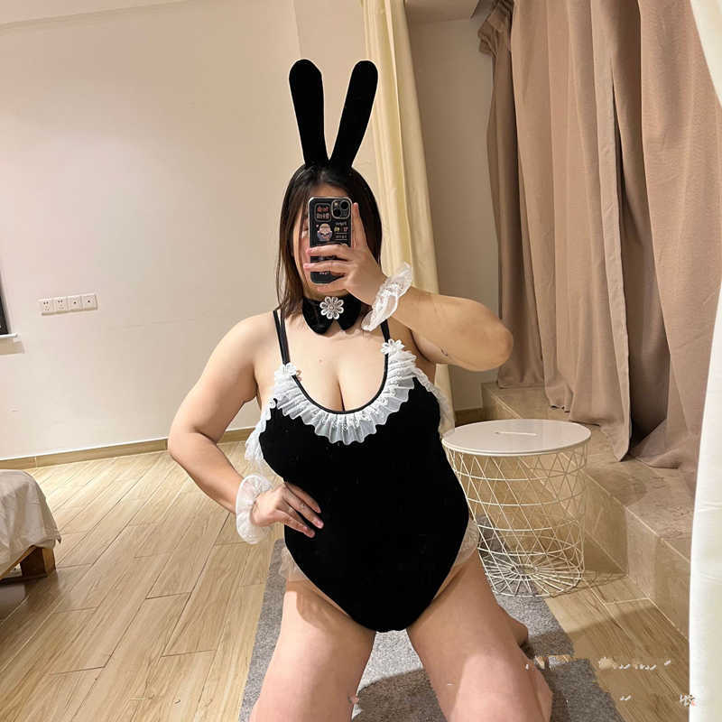 NXY Sexy Set Plus Size Cosplay Bunny Girl Costume Maid Outfit Anime Lingerie Budysuit Costumes Role Play Suit Kawaii