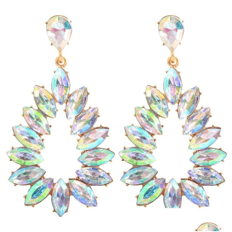 Dangle Chandelier Sparkly Ab Color Rhinestone Water Drop Earrings For Women Statement Crystal Jewelry Party Delivery Dhadu
Dangle Chandelier Sparkly Ab Color Rhinestone Water Drop Earrings For Women Statement Crystal Jewelry Party Delivery Dhadu