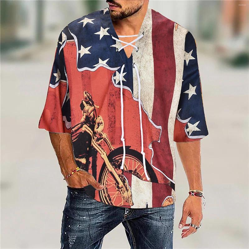 Men's Casual Shirts Men's Short Sleeve Independence Day Beach Shirt With V Neck And Printed Drawstring Tee Top Sports, Dark gray
Men's Casual Shirts Men's Short Sleeve Independence Day Beach Shirt With V Neck And Printed Drawstring Tee Top Sports, Dark gray
