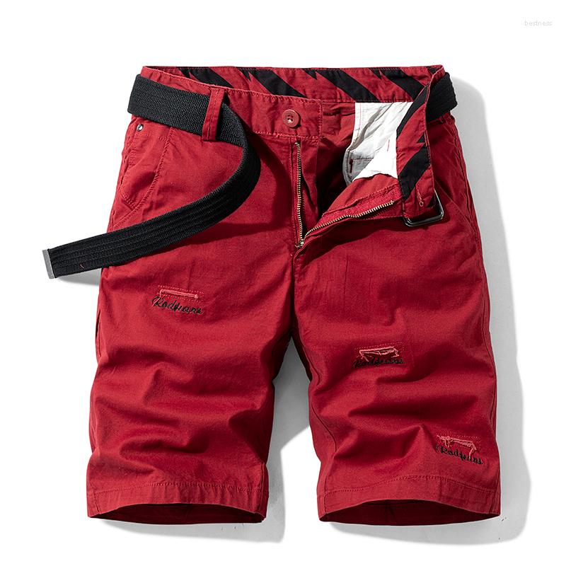 Men's Shorts 5 Colors Summer Casual Straight Cotton Classic Fashion All-match Short Pants Khaki Cargo Male Brand Red Green
Men's Shorts 5 Colors Summer Casual Straight Cotton Classic Fashion All-match Short Pants Khaki Cargo Male Brand Red Green