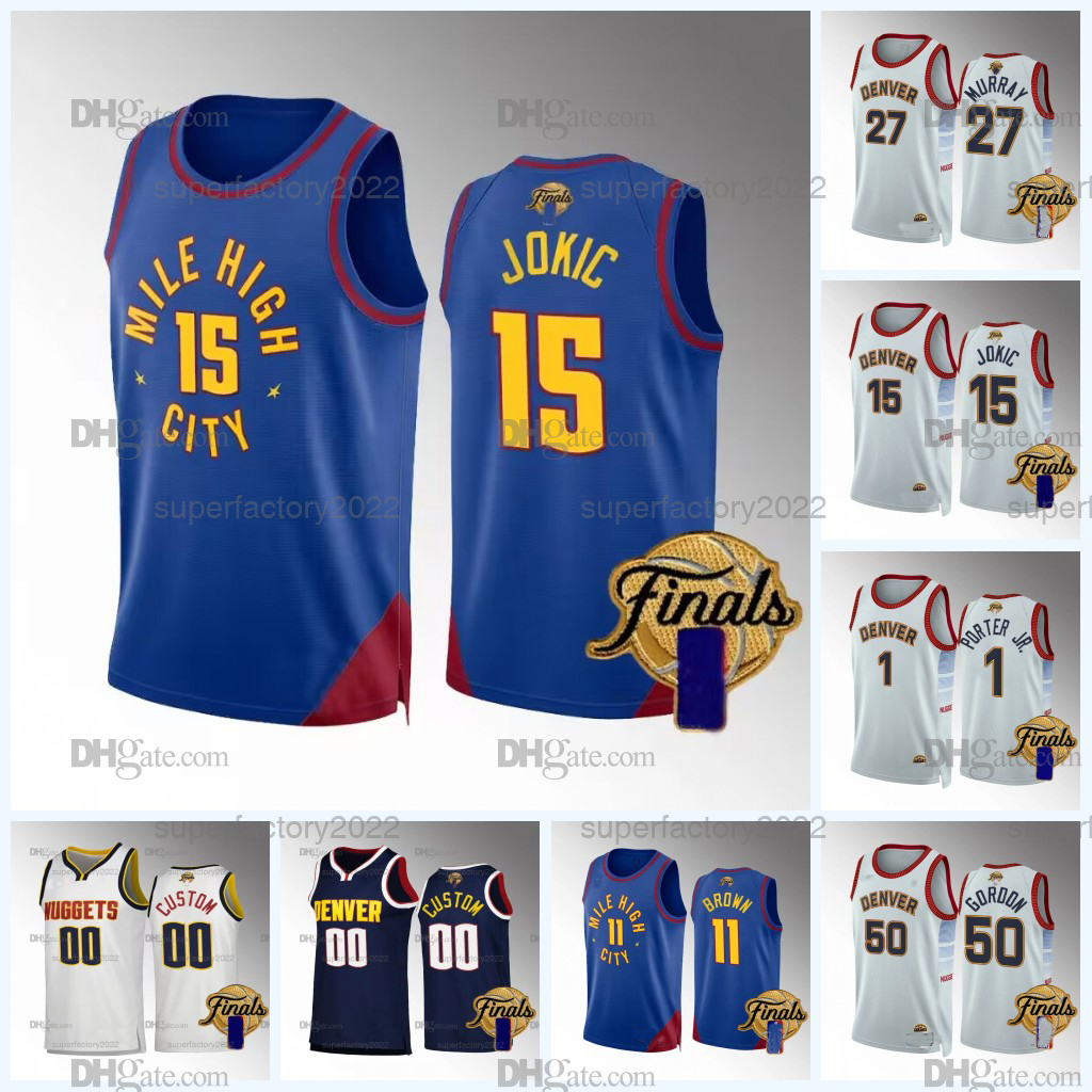 Nuggets 2023 Finals Basketball Jersey Denvers Nikola Jokic Jamal Murray Michael Porter Jr. Kentavious Caldwell-Pope Aaron Gordon Bruce Brown Christian Braun Green, White
Nuggets 2023 Finals Basketball Jersey Denvers Nikola Jokic Jamal Murray Michael Porter Jr. Kentavious Caldwell-Pope Aaron Gordon Bruce Brown Christian Braun Green, White