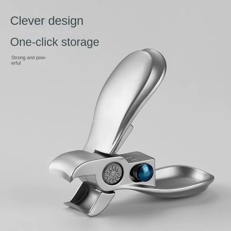 Nail Clippers Mini Large Opening Sharp Stainless Steel Anti Splash Powder Die Cast Small 230619