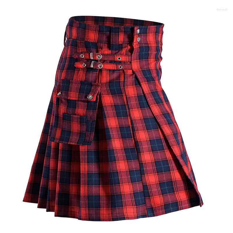 Men' Shorts Plaid Kilts For Men Scottish Traditional Cotton Pleated Skirt Utility Kilt Holiday Festival Stage Performance Mens Clothing 2XL, Color 1
Men' Shorts Plaid Kilts For Men Scottish Traditional Cotton Pleated Skirt Utility Kilt Holiday Festival Stage Performance Mens Clothing 2XL, Color 1