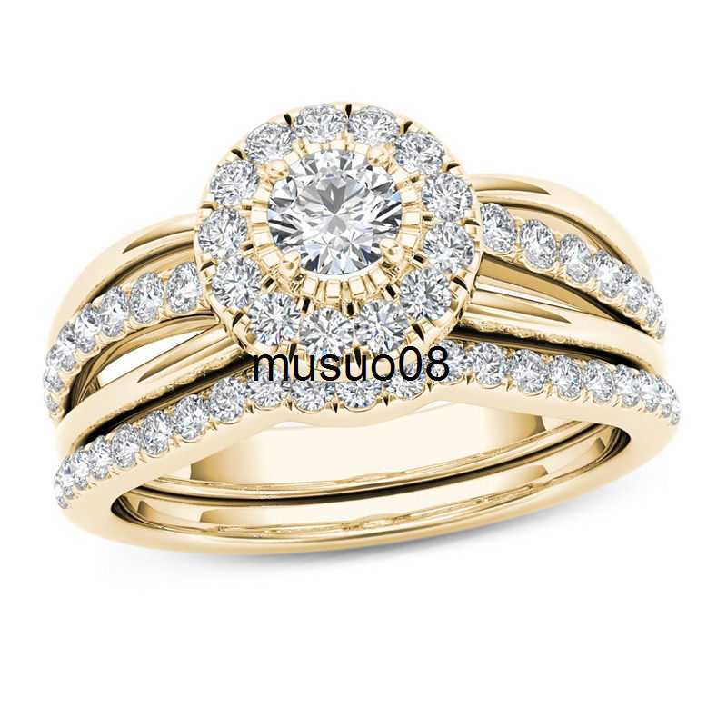 Band Rings HOYON Natural 2 Carats Diamond ring set for couple Jewelry 14K Gold color Vintage Flower Shape Bizuteria Wedding Anillos De Ring J230602
Band Rings HOYON Natural 2 Carats Diamond ring set for couple Jewelry 14K Gold color Vintage Flower Shape Bizuteria Wedding Anillos De Ring J230602