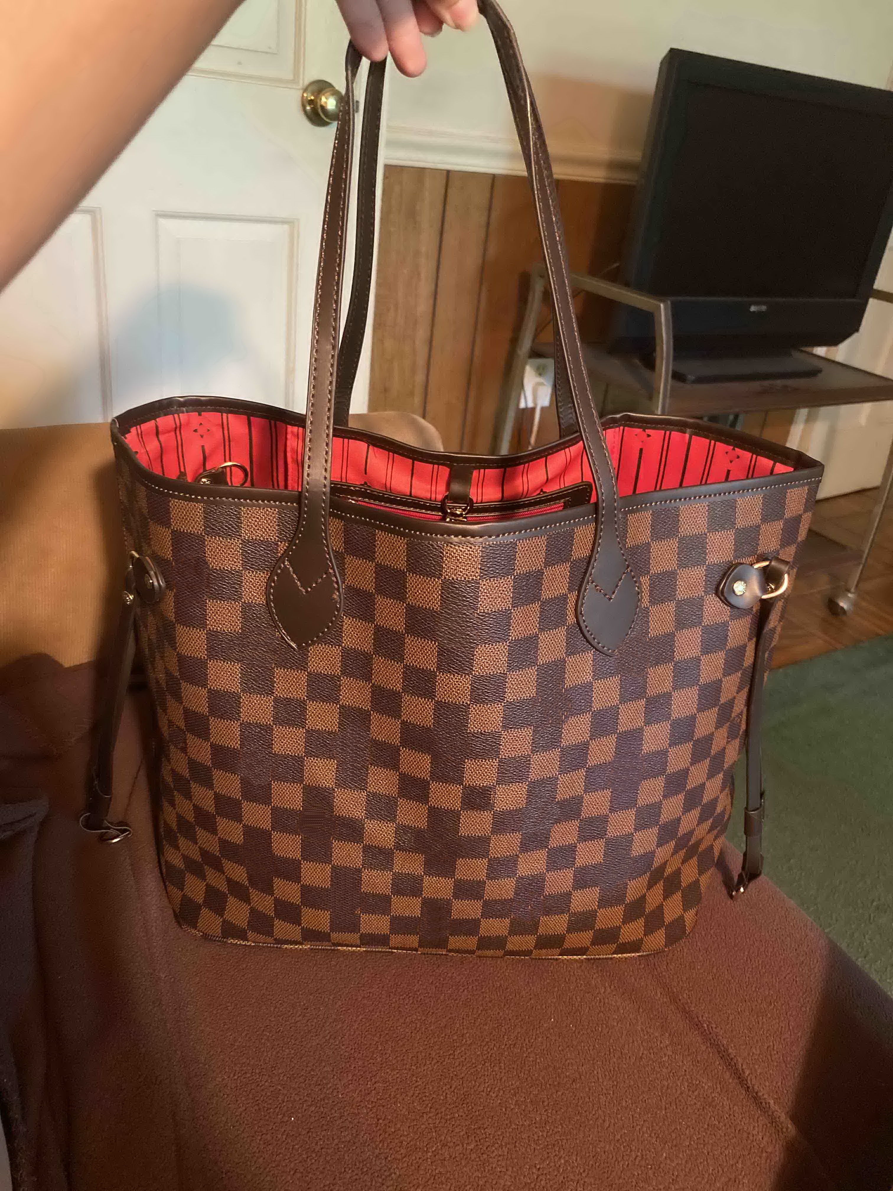 hot sell New Women Leather Bag Large Capacity Shoulder Bag Casual Tote Simple Top-handle white Hand Bags Handbag, Black grid
hot sell New Women Leather Bag Large Capacity Shoulder Bag Casual Tote Simple Top-handle white Hand Bags Handbag, Black grid