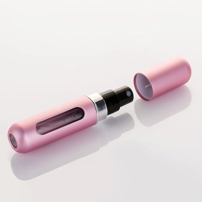 5ml Portable Mini Refillable Perfume Bottle With Spray Scent Pump Empty Cosmetic Containers Atomizer Bottle For Travel Tools