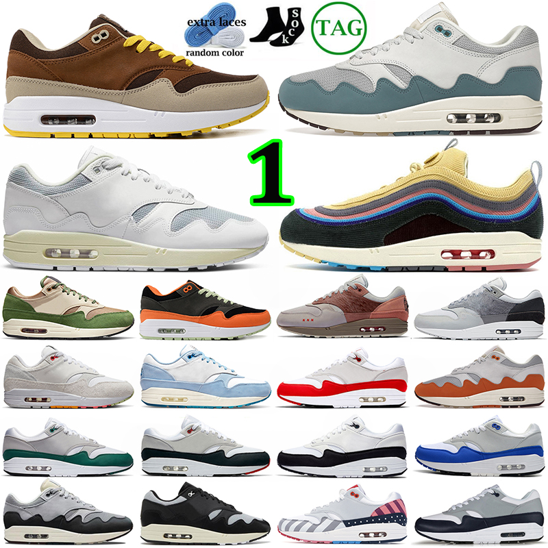1 87 running shoes for men women 1s 87s designer sneakers Patta White Noise Aqua Sean Wotherspoon Obsidian Treeline Blueprint Amsterdam Bred outdoor sports trainers, #22
1 87 running shoes for men women 1s 87s designer sneakers Patta White Noise Aqua Sean Wotherspoon Obsidian Treeline Blueprint Amsterdam Bred outdoor sports trainers, #22