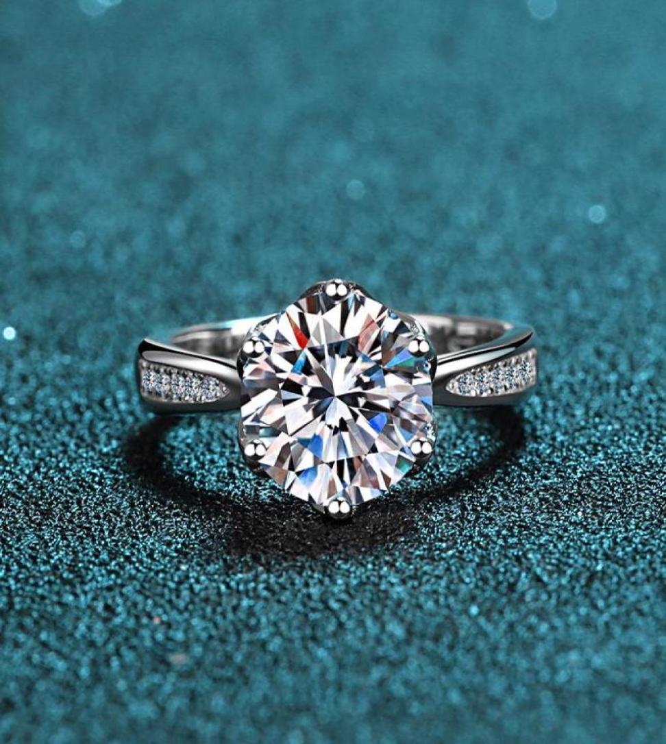 Cluster Rings Inbeaut Quality 925 Silver Excellent Cut 3 Ct Round Pass Diamond Test D Color Moissanite Ring For Women Engagement J6481603
Cluster Rings Inbeaut Quality 925 Silver Excellent Cut 3 Ct Round Pass Diamond Test D Color Moissanite Ring For Women Engagement J6481603