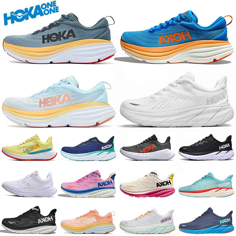 

Hoka One One Bondi 8 Shoes Triple White Black Hokas Clifton 8 9 Free People Cyclamen Sweet Lilac Carbon X 2 On Cloud Women Men Athletic Sports Trainers Runners Sneakers, #45 hoka clifton 8 40-45 outer space bel