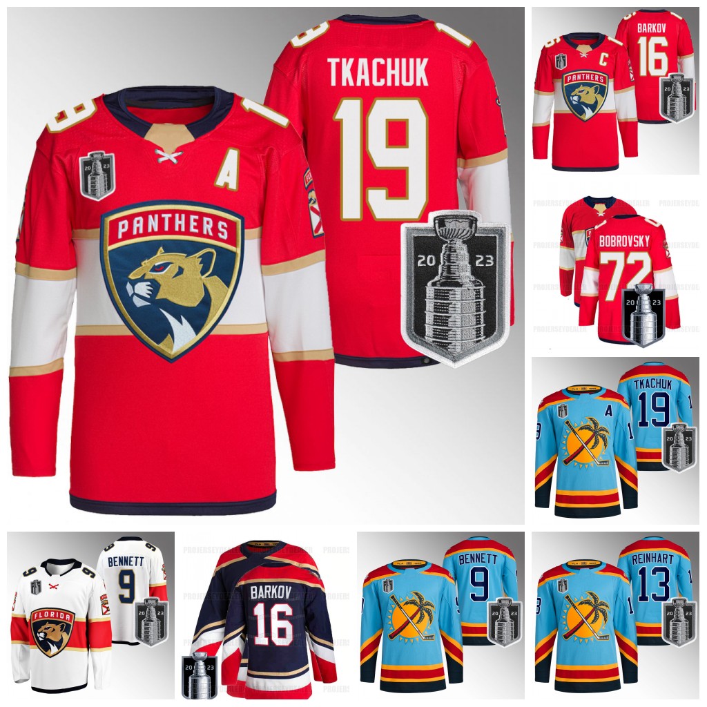 Florida Panthers 19 Matthew Tkachuk Jerseys 2023 Stanley Cup Finals Sergei Bobrovsky Aleksander Barkov Spencer Knight Sam Bennett Reinhart Ekblad Verhaeghe, 2021 reverse retro
Florida Panthers 19 Matthew Tkachuk Jerseys 2023 Stanley Cup Finals Sergei Bobrovsky Aleksander Barkov Spencer Knight Sam Bennett Reinhart Ekblad Verhaeghe, 2021 reverse retro