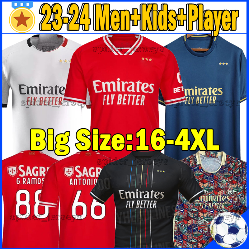 XXXL 4XL 23 24 G.RAMOS BeNfIcA Soccer Jerseys RAFA NERES OTAMENDI SEFEQOVIC 2023 2024 Fans Player Version Football Shirts J.WEIGL MUSA GRIMALDO Men Kids Kits Uniform, Benfeika 23-24 new
XXXL 4XL 23 24 G.RAMOS BeNfIcA Soccer Jerseys RAFA NERES OTAMENDI SEFEQOVIC 2023 2024 Fans Player Version Football Shirts J.WEIGL MUSA GRIMALDO Men Kids Kits Uniform, Benfeika 23-24 new