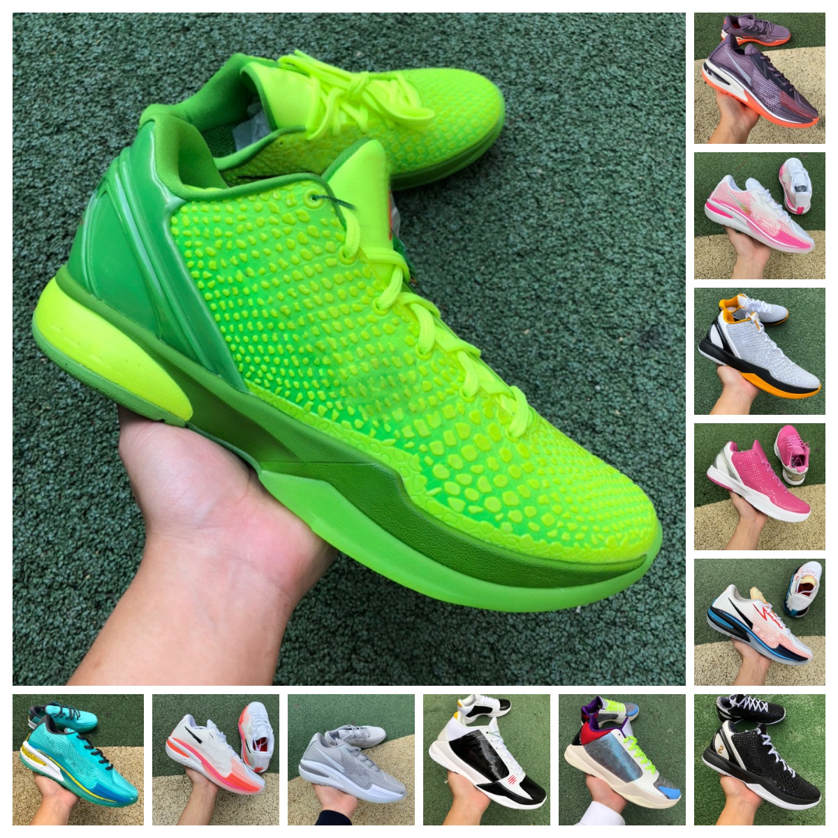 Kobe 6 Mamba 6s Basketball Shoes Mambacita 5 Protro Kobes Grinch Mens Trainers 5s Rings Metallic Gold Red All-Star Pink Del Sol Big Stage Undefeated x What If Sneakers, Shoes lace
Kobe 6 Mamba 6s Basketball Shoes Mambacita 5 Protro Kobes Grinch Mens Trainers 5s Rings Metallic Gold Red All-Star Pink Del Sol Big Stage Undefeated x What If Sneakers, Shoes lace
